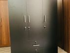 New Black Melamine Wardrobes 3 Door