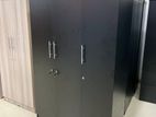 New Black Melamine Wardrobes 3 Door