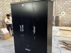 New Black Melamine Wardrobes 6*4 ft 3 Door