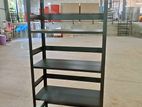 New Black Open Steel Rack .6*3 Ft.
