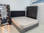 New Black Queen Bedroom Set (Fully)
