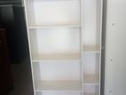 NEW BOOK SHELF /RACK (WHITE/TEAK/BLACK/ASH) (C-5)