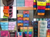 NEW BRANDED PLASTIC DRAWERS & CUPBOARDS