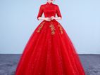 New Bridal Frock Red