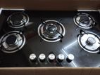 New Built-in Cooker Hob - Five Gas Burner (Glass Top-Black)