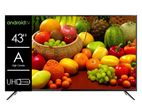 New CHIGO 43" Smart Android 13.0 4K UHD Frameless LED TV