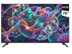 New CHIGO 75 inch QLED 4k Ultra HD TV