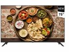 New Chigo QLED 75'' 4k Ultra HD Smart Frameless TV