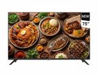 New Chigo QLED 75 Inch 4k UHD Smart Frameless TV