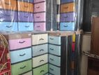 New Colour Plastic Drawer Set