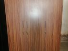 New Dark 6x4 Ft Melamine Wardrobe / Cupboard 3 Door
