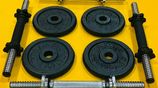 New Dumbbell 20Kg Set Weight Plate Home Gym 10/12/16/20/30/40/50Kg