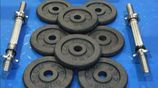 New Dumbbell 20Kg Set Weight Plate Home Gym 10/12/16/20/30/40/50Kg