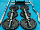 New Dumbbell 30Kg Weight Plate Barbell Set 10/16/20/30/40/50Kg