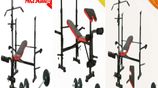 New Dumbbell Bench Home Gym Weight Plate Spin Bike Orbitrack Orbitreck