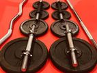 New Dumbbell Set 50Kg Weight Plate 10/12/15/30/20/40/50Kg Home Gym Bench