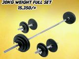 New Dumbbell Weight Plate 30Kg Set Pannipitiya☄️Piliyandala☄️Gampaha