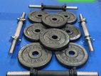 New Dumbbell Weight Plate Barbell Set 50Kg 16/20/30/40