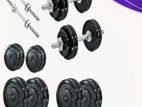 New Dumbbell Weight Plate Full 20Kg Set 10/20/12/30/16/40/50Kg