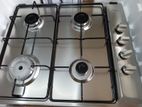 New ELBA 4 Gas Burner Built-in Cooker Hob (Silver)