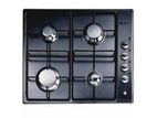 New Elba Italy 4 Burner Cooker Gas Hob ES60-401BK