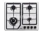 New Euro 04 Burner Gas Cooker Hob Stainless Steel Cast Iron