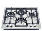 New Euro 4 Burner Gas Cooker Hob Electric Ignition - (Turkey)