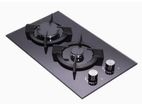New Euro (Turkey) 2 Burner Gas Cooker Hob Tempered Glass