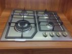 New Euro (Turkey) 4 Burner Gas Cooker Hob - Stainless Steel