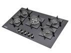 New Euro (Turkey) 5 Burner Cooker Hob Black