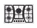 New Euro (Turkey) 5 Burner Gas Cooker Hob Stainless Steel