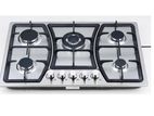 New Euro (Turkey) 5 Burner Gas Cooker Hob Stainless Steel