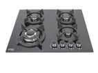 New Euro (Turkey) Gas Cooker Hob 4 Burner -Black 7mm