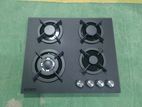 New Euro (Turkey) Gas Cooker Hob Matte 4 Burner Glass