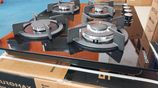 New EUROMAX 4-Burner Tempered Glass Gas Cooker
