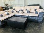 New Fabric Sofa Set With Stool/Pillow