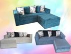 New Fabrics L Sofa Set - LM 708
