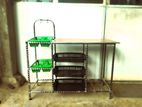 New Gas Table with Plate Rack