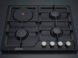 New GUVEN (German) 3 Gas +ELECTRIC Hot Plate Cooker Hob