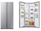 New "Hisense" 428 Liter Side-by-side Inverter Refrigerator