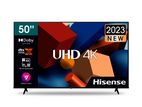 New Hisense 50'' 4k UHD Smart Android Tv with Bluetooth