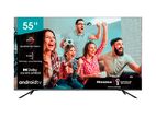 New Hisense 55" inch 4K Smart Android UHD TV Bluetooth 2025