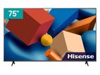 New Hisense 75″ inch 4K Smart VIDAA UHD TV HNTV75A6K