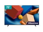 New Hisense 75" Smart VIDAA UHD 4K TV Frameless HNTV75A6K