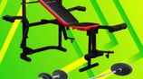 New Home Gym Bench 20Kg Dumbbell Weight Plate Set 3" Years Warranty