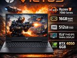New HP Victus Ryzen 7 HS Processor 16/512GB RTX 4050