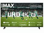 New IMAX 4K Smart 75'' android 14 Bluetooth UHD Tv HDR 10