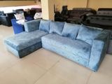 New Impana Corner L Sofa Budget Set - Two Tone