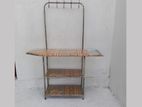 New Iron Table with Towel Rack