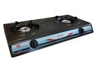 New Kawashi Double Burner Gas Cooker - Stainless Steel